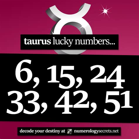 Taurus Lucky Numbers for today â€“ Numerology, .